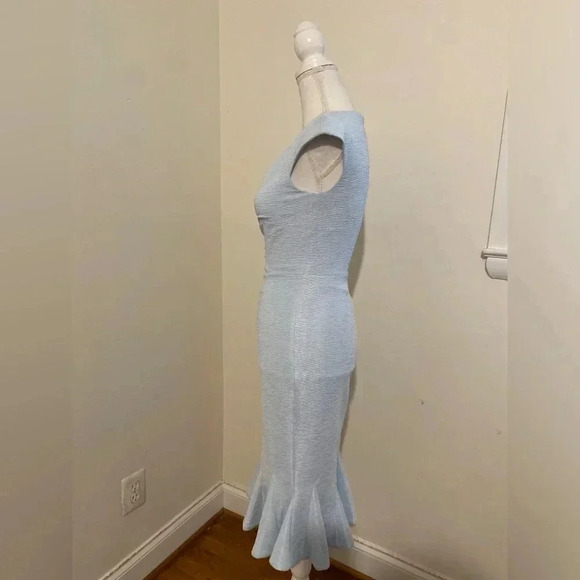Ted Baker Ibbie Icy Blue Dress Size 2 NWOT - Picture 6 of 10